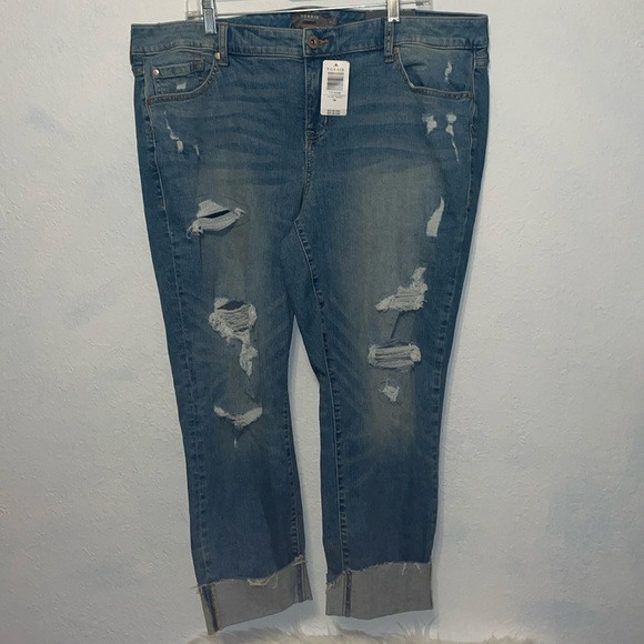 torrid Denim - NWT Torrid Crop Boyfriend Jeans Size 18